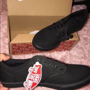 black low vans